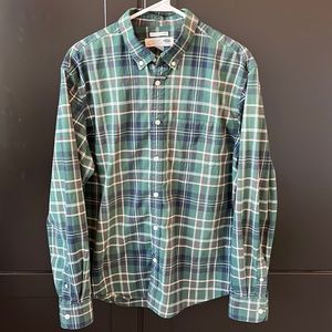 *3 FOR $13* Old Navy Green Plaid Button Down Shirt